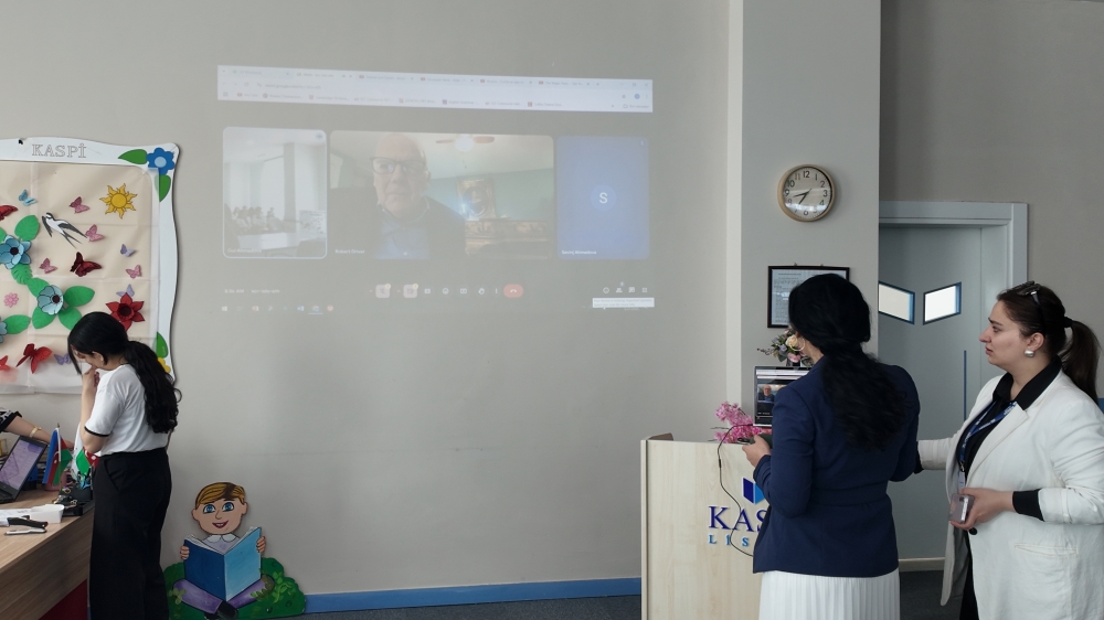 Robert Driver ilə virtual görüş keçirilib