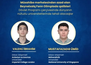Kaspi Liseyinin məzunu  "...