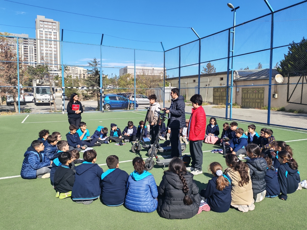 5-ci siniflər üçün açıq hava dərsi keçirilib