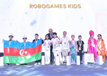 Kaspi Bakıxanov liseyinin şagirdləri Robokids kateqoriyasında ən yüksək nəticələr qazanıblar.  