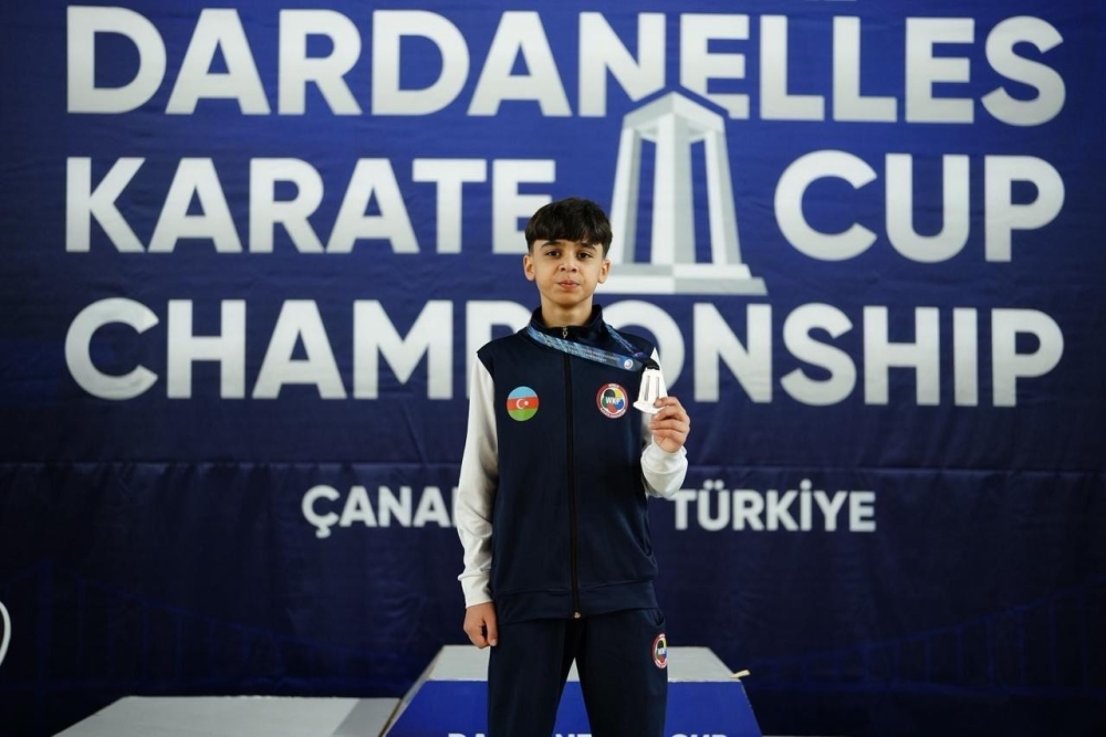 Şagirdimiz Qəhrəman Rzaquliyev Türkiyədə keçirilən “Dardanelles Cup” Beynəlxalq Karate Turnirində ölkəmizi və liseyimizi layiqincə təmsil edib