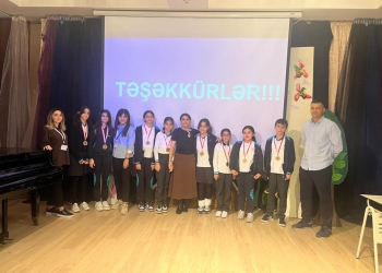 Liseylərin 5-ci sinifdən 8-ci sinfə qədər şagirdləri yarışıb