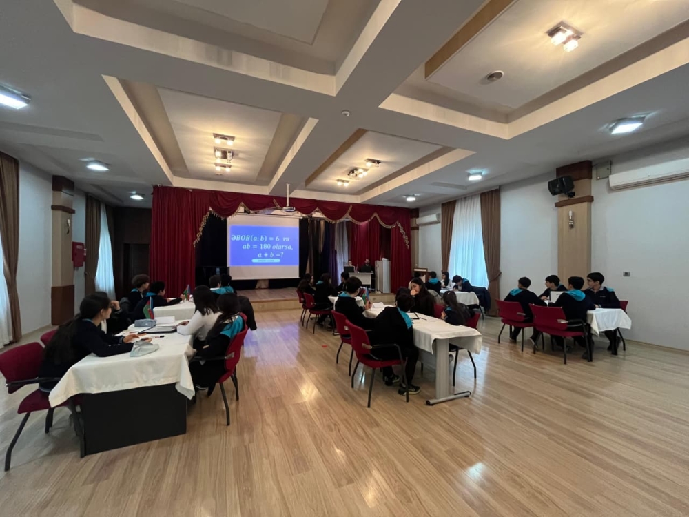 Riyaziyyat bilik yarışı keçirilib